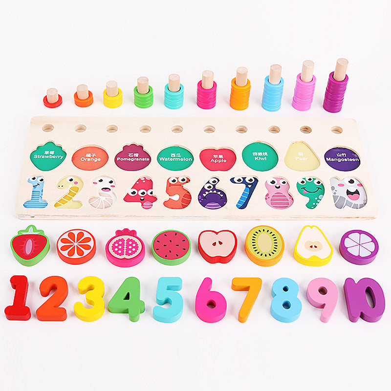 Rainbow Fruit Logarithmic Board