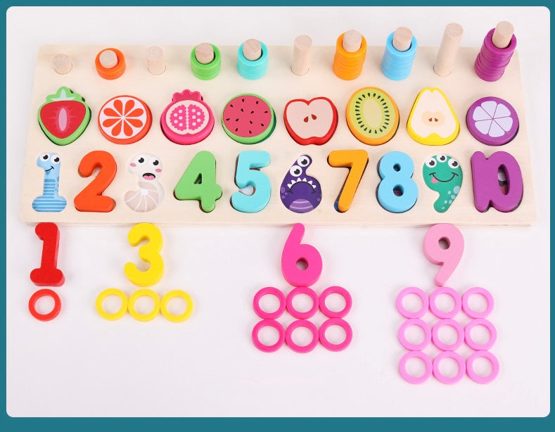 Rainbow Fruit Logarithmic Board