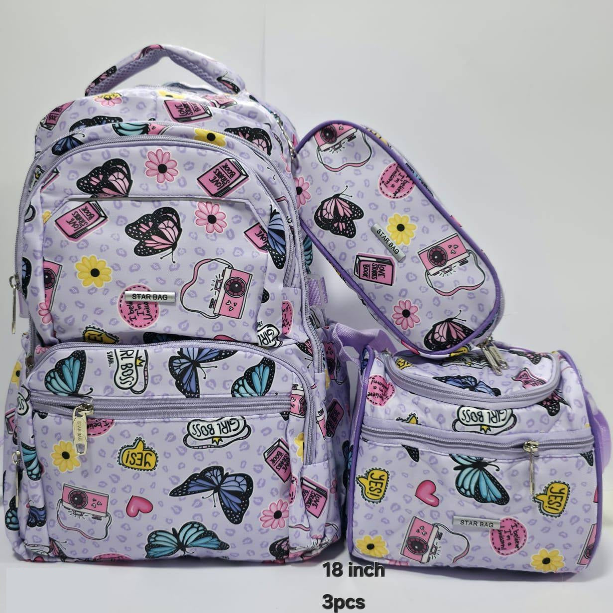 Starbag Butterflies 18in Set of 3 Pcs
