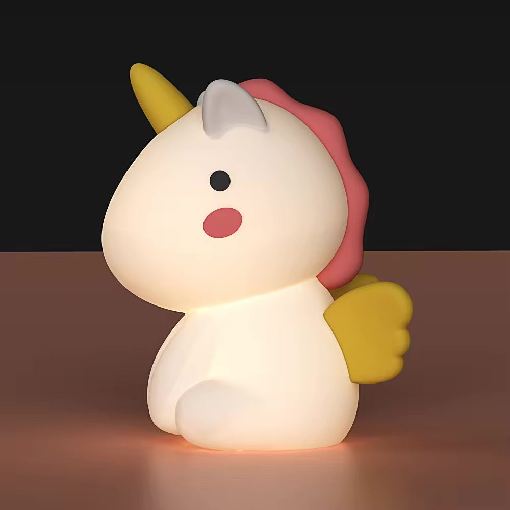 RainbowGlow Unicorn: Interactive Color-Changing Night Light