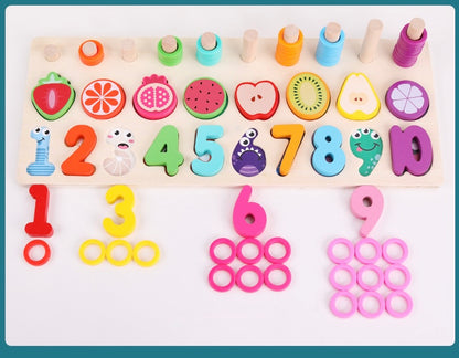 Rainbow Fruit Logarithmic Board