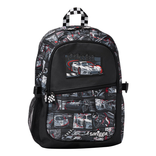 Smiggle - Racing Car 42cm Backpack / G1-G4