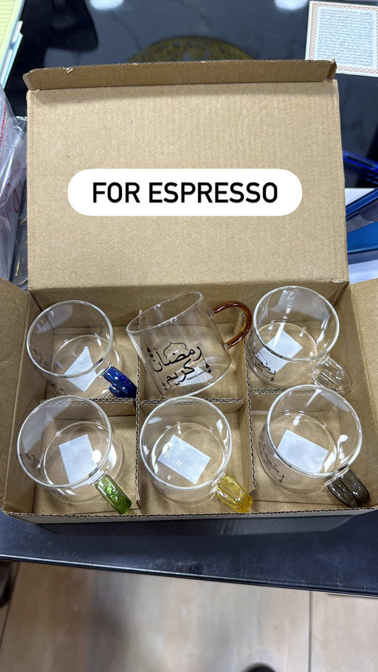 Ramadan Espresso 6pcs Cups Set