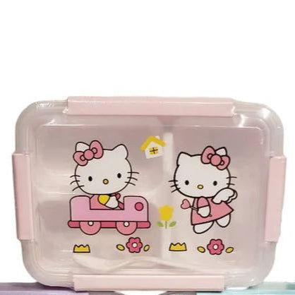 Hello Kitty Clip top Stainless Lunch Box