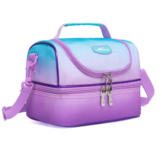 Purple Insulated Lunch Bag